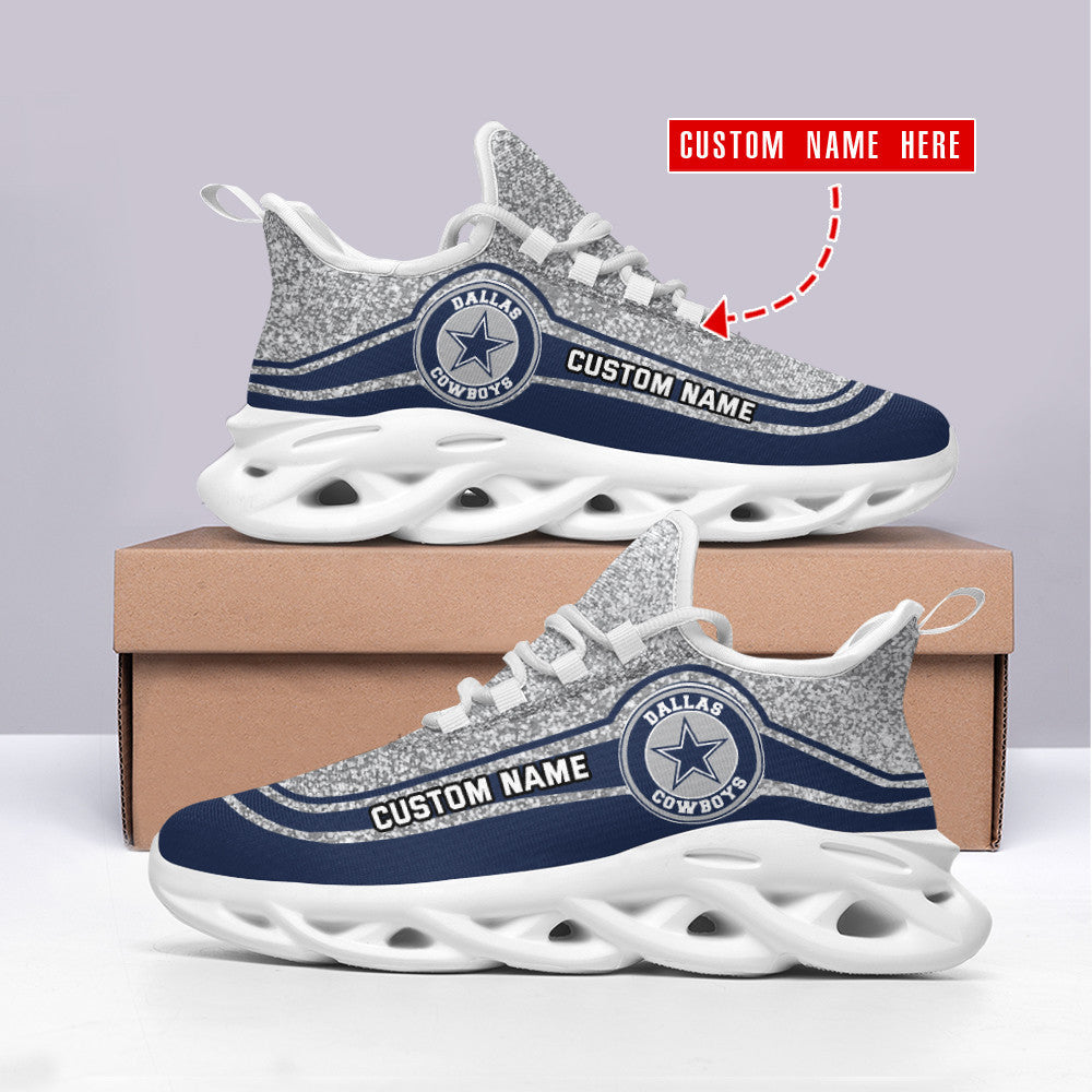 Ideafootwear Dallas Cowboys NFL Max Soul Shoes Sneakers For Men And Women