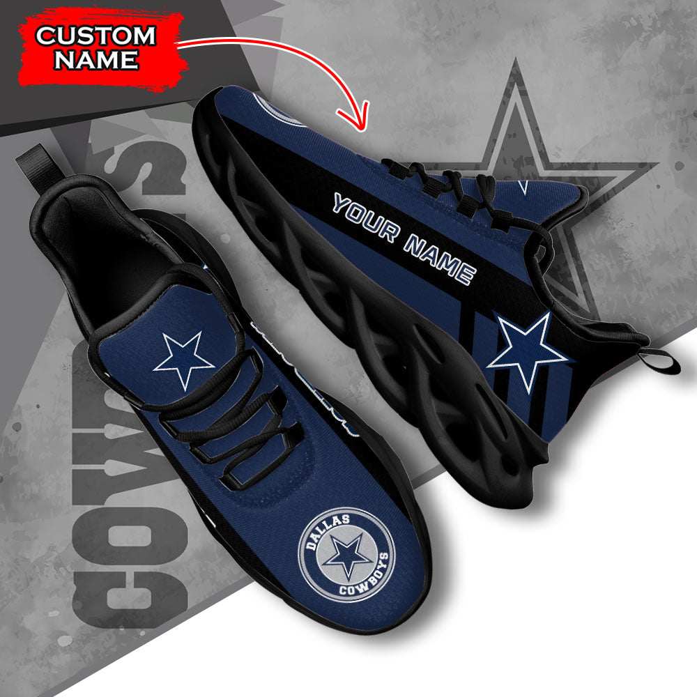 Ideafootwear Dallas Cowboys NFL Max Soul Shoes Sneakers For Men And Women