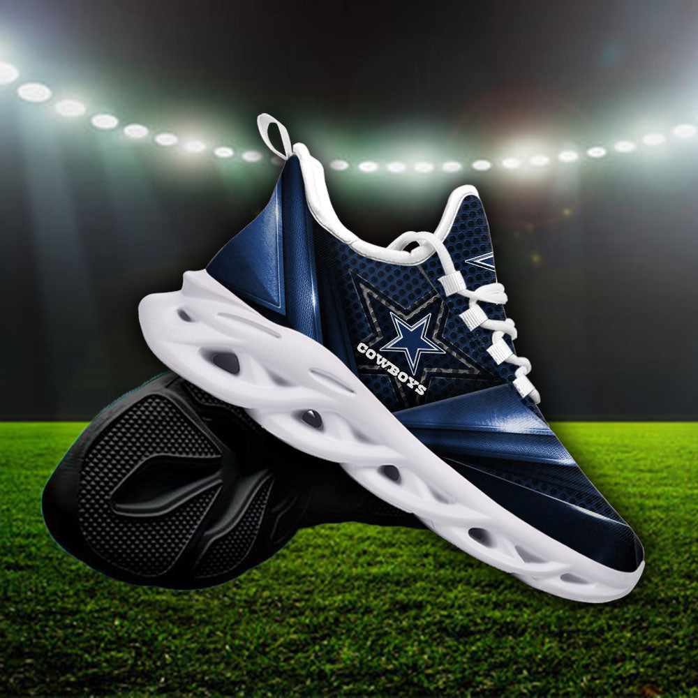 Ideafootwear Dallas Cowboys NFL Max Soul Shoes Sneakers For Men And Women