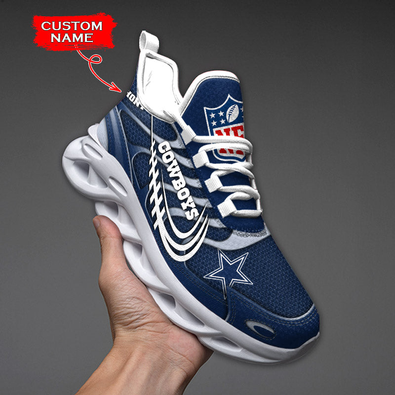 Ideafootwear Dallas Cowboys NFL Max Soul Shoes Sneakers For Men And Women
