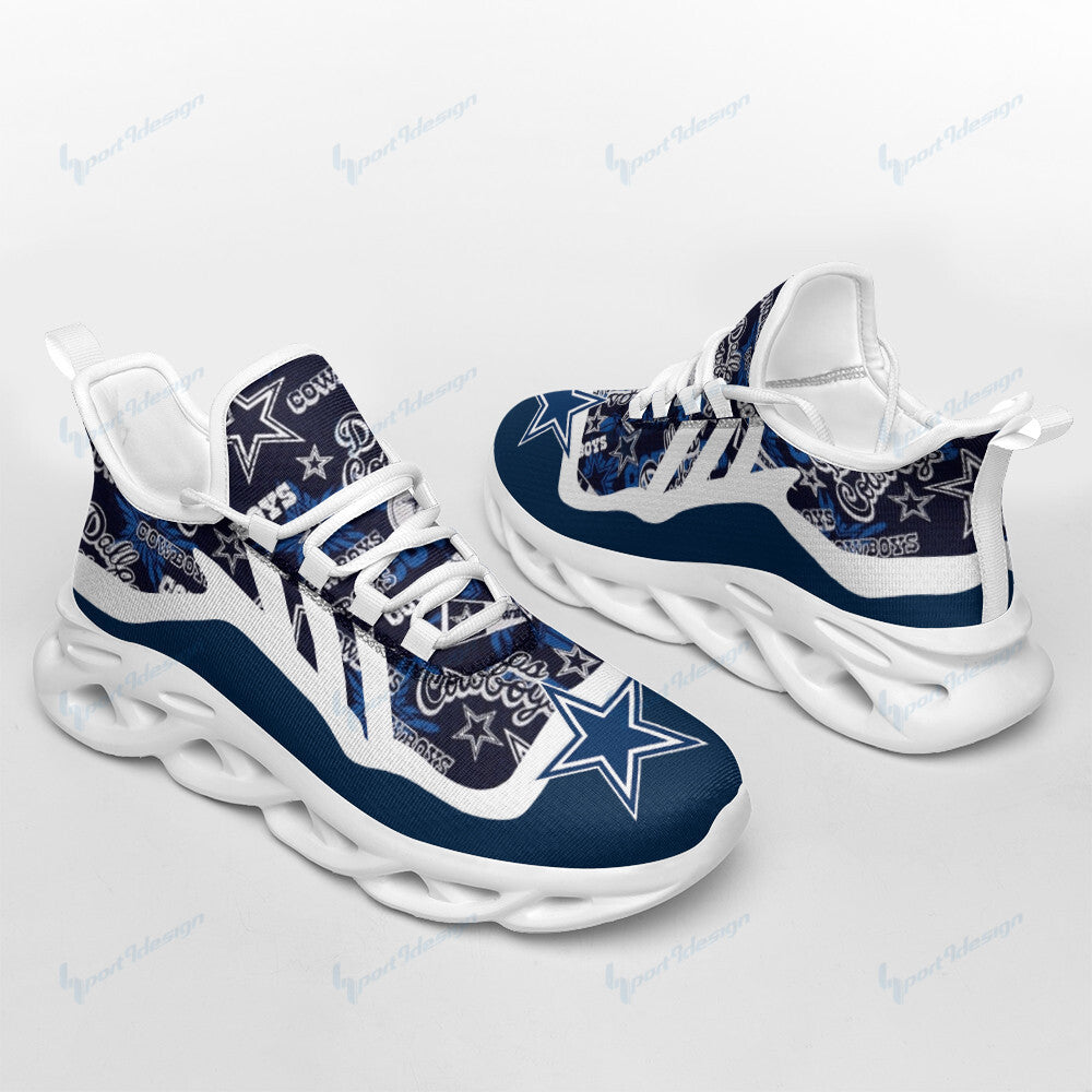 Ideafootwear Dallas Cowboys NFL Max Soul Shoes Sneakers For Men And Women