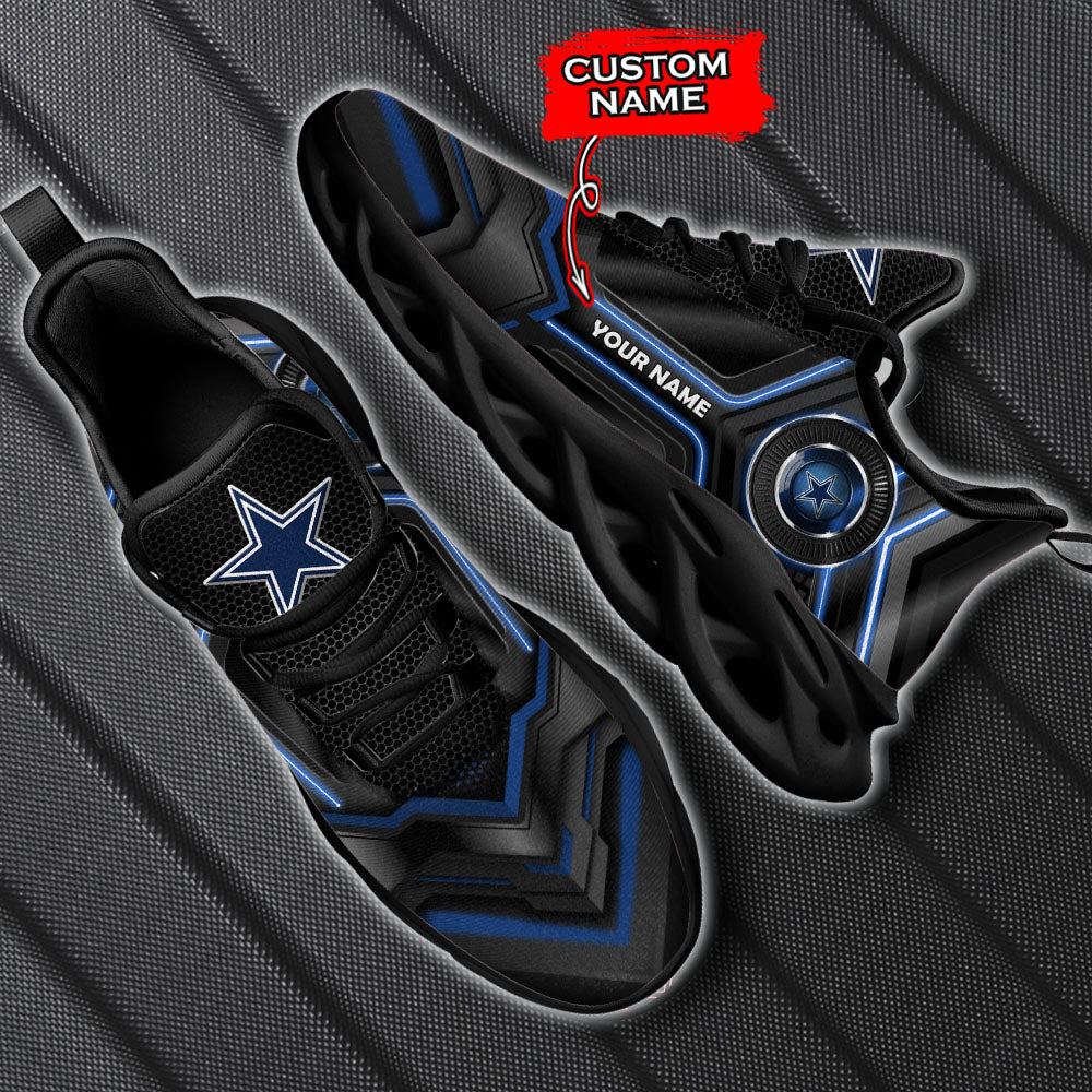 Ideafootwear Dallas Cowboys NFL Max Soul Shoes Sneakers For Men And Women