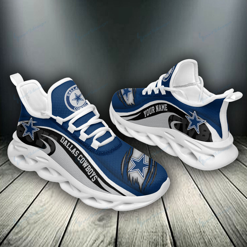 Ideafootwear Dallas Cowboys NFL Max Soul Shoes Sneakers For Men And Women