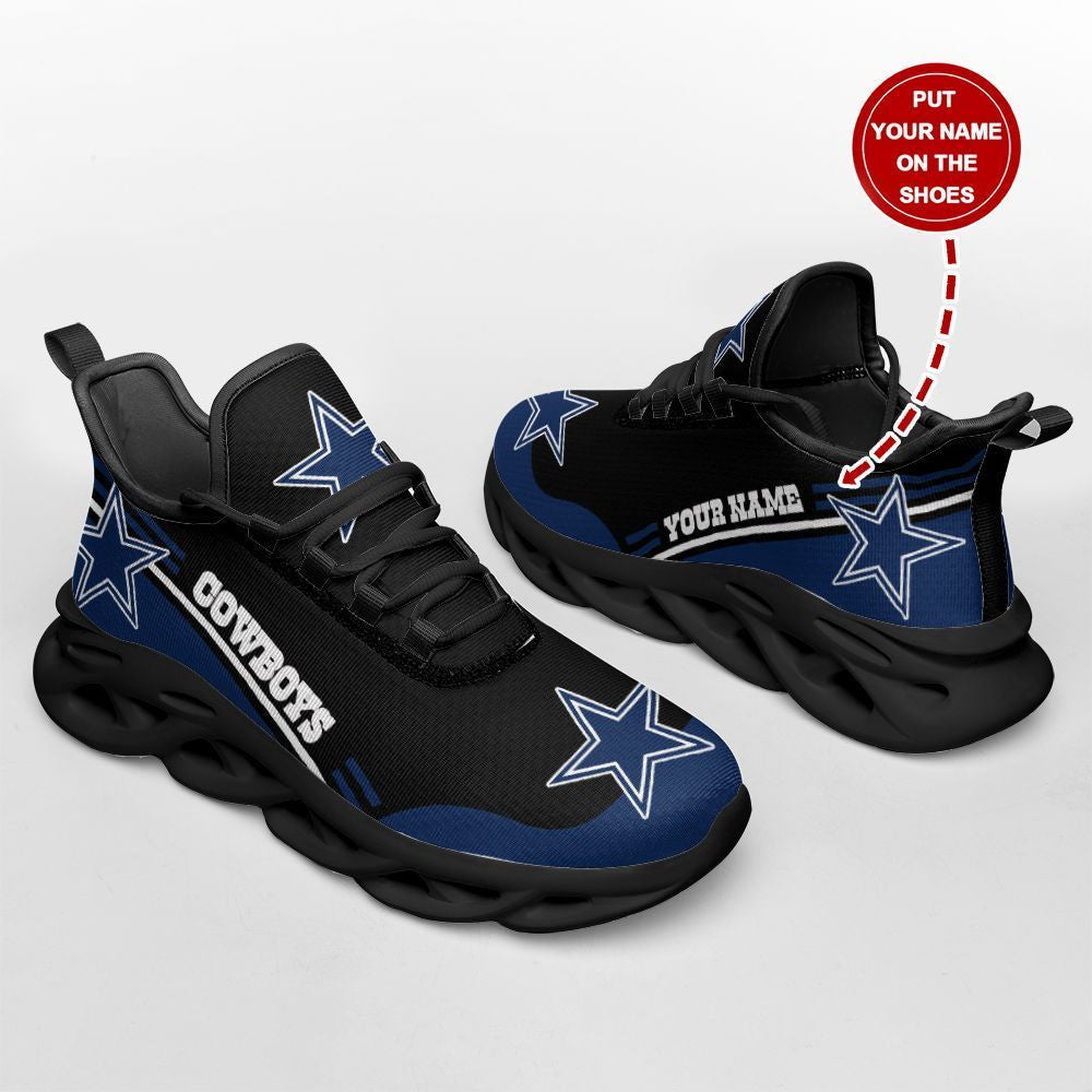 Ideafootwear Dallas Cowboys NFL Max Soul Shoes Sneakers For Men And Women