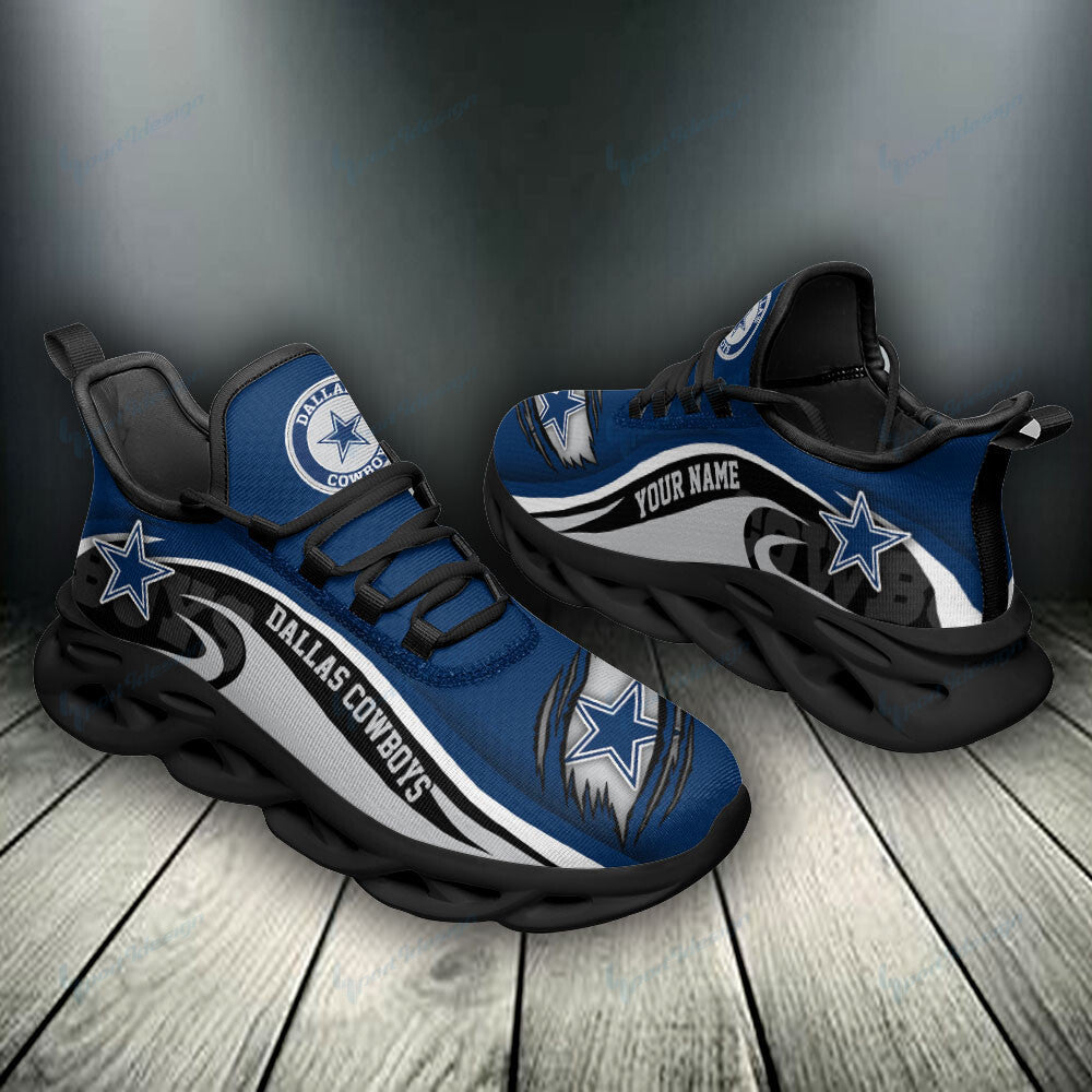 Ideafootwear Dallas Cowboys NFL Max Soul Shoes Sneakers For Men And Women