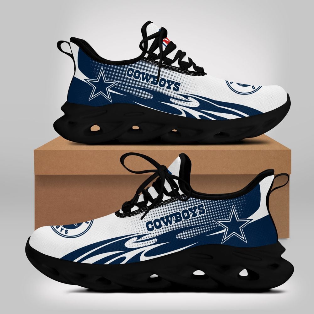 Ideafootwear Dallas Cowboys NFL Max Soul Shoes Sneakers For Men And Women