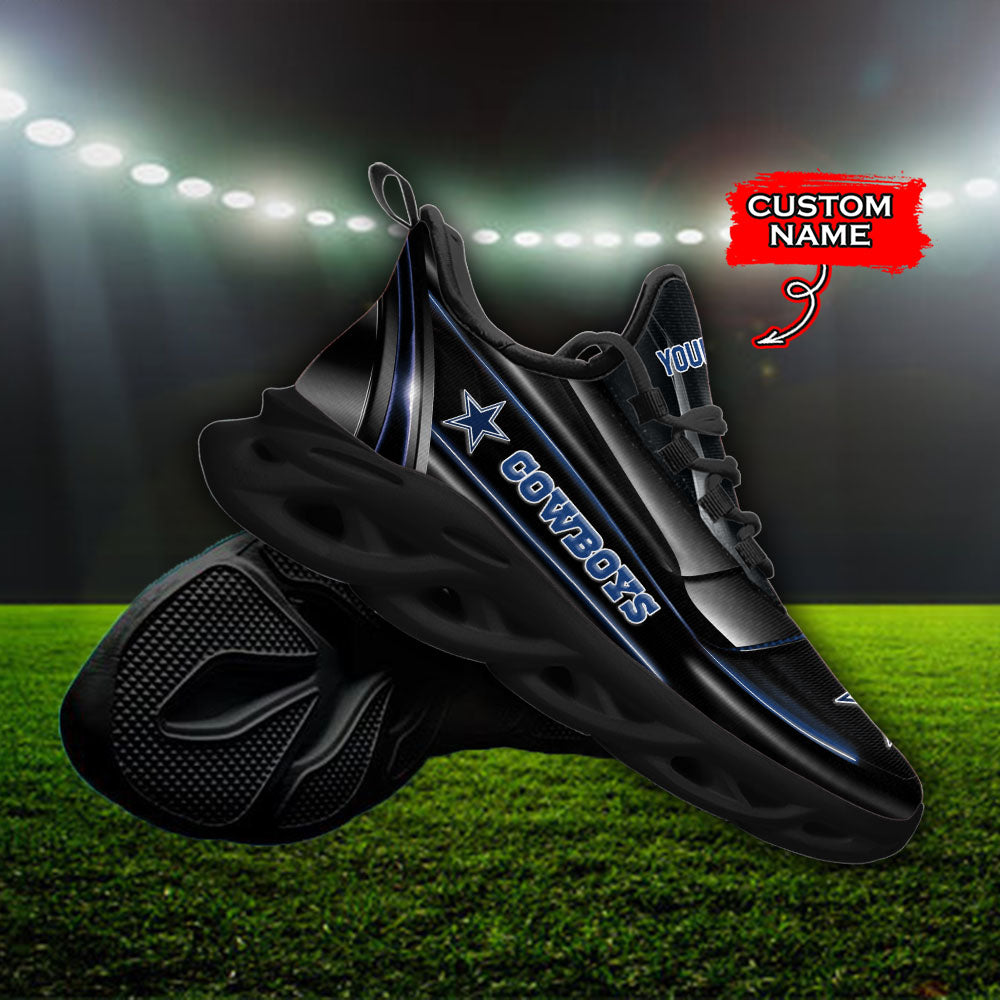 Ideafootwear Dallas Cowboys NFL Max Soul Shoes Sneakers For Men And Women