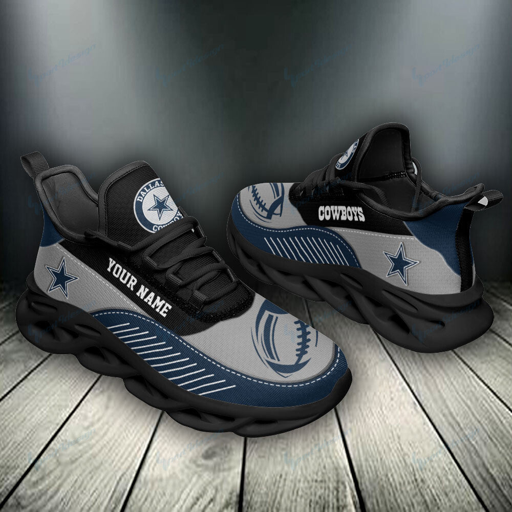 Ideafootwear Dallas Cowboys NFL Max Soul Shoes Sneakers For Men And Women