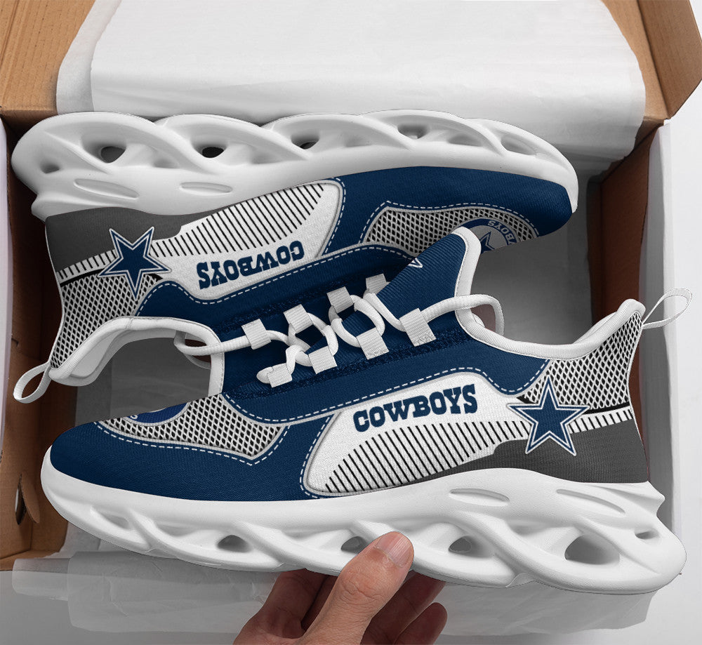 Ideafootwear Dallas Cowboys NFL Max Soul Shoes Sneakers For Men And Women