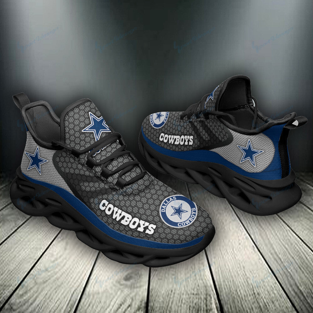 Ideafootwear Dallas Cowboys NFL Max Soul Shoes Sneakers For Men And Women