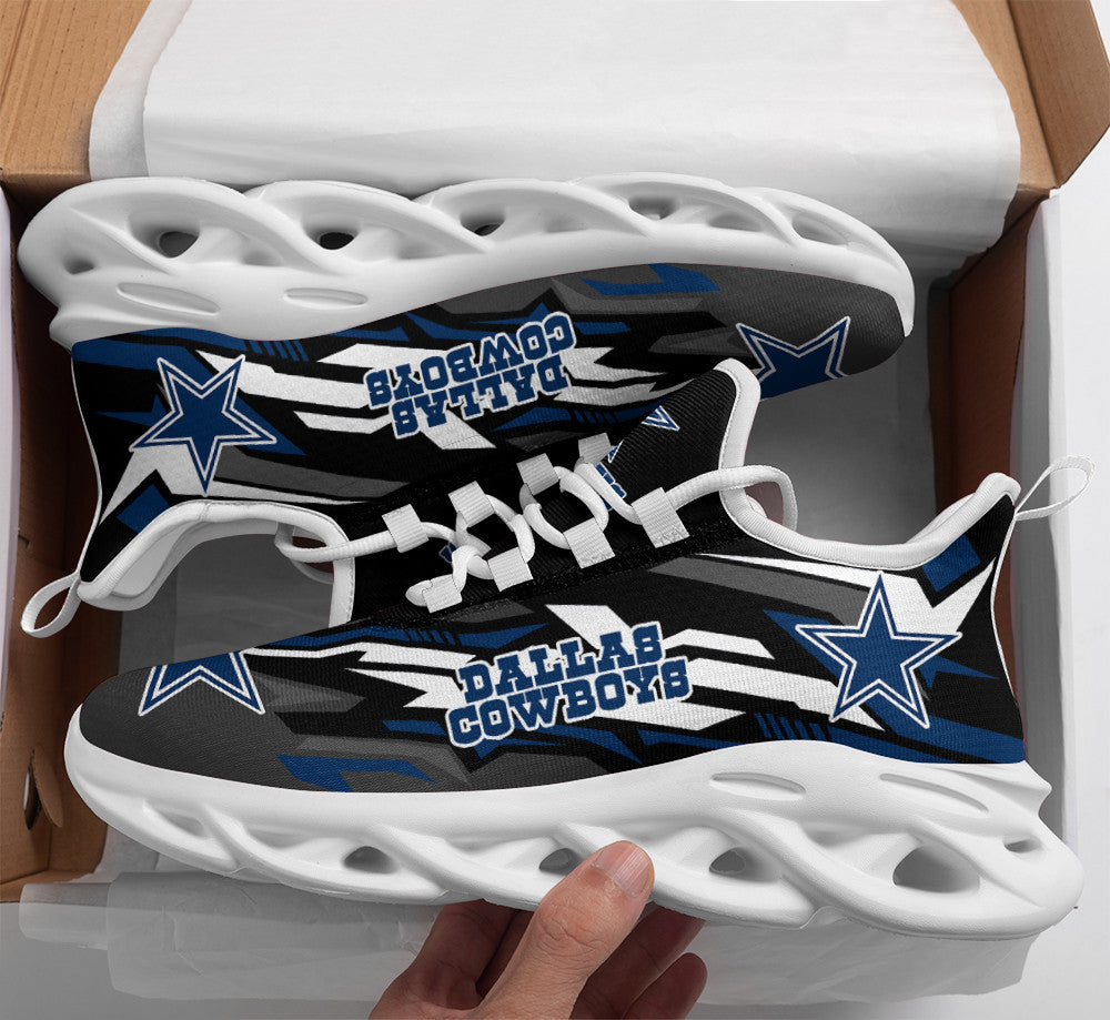 Ideafootwear Dallas Cowboys NFL Max Soul Shoes Sneakers For Men And Women