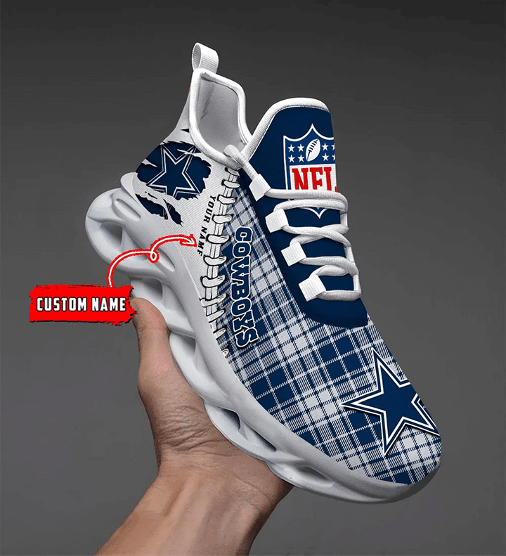 Ideafootwear Dallas Cowboys NFL Max Soul Shoes Sneakers For Men And Women