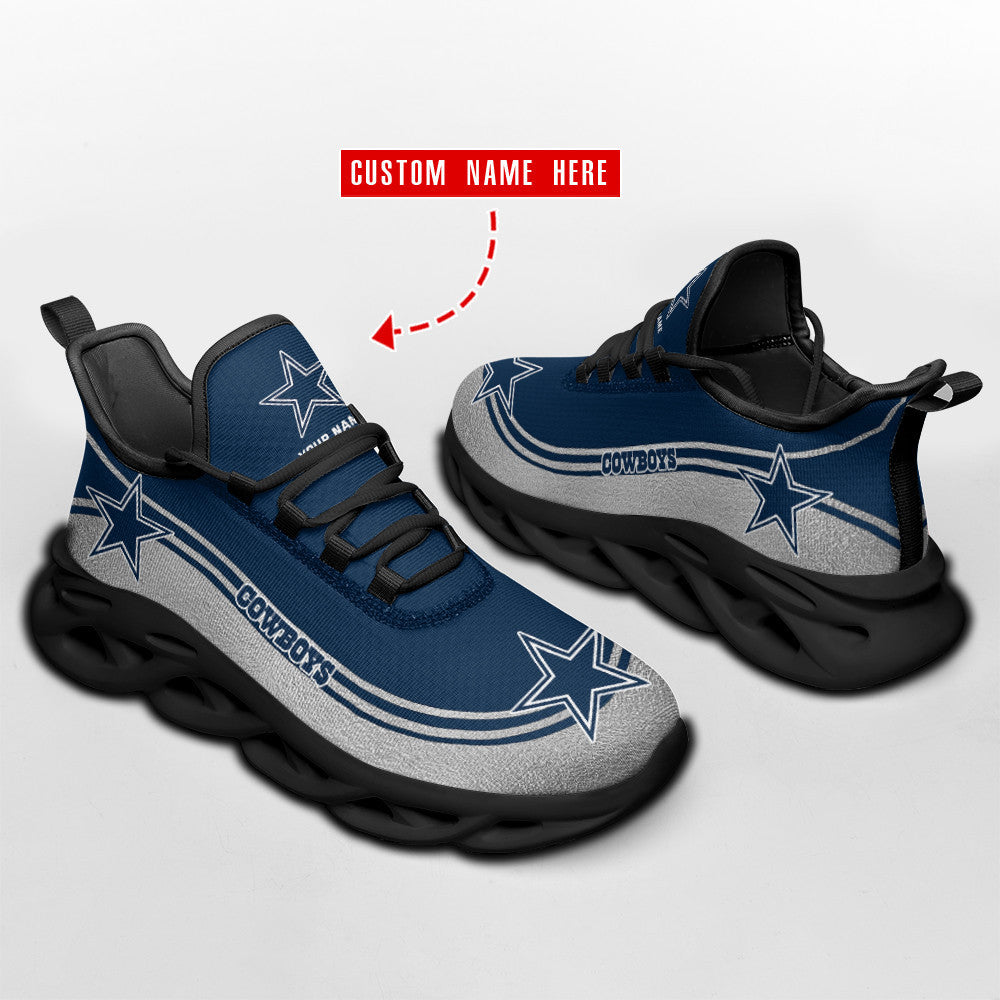 Ideafootwear Dallas Cowboys NFL Max Soul Shoes Sneakers For Men And Women