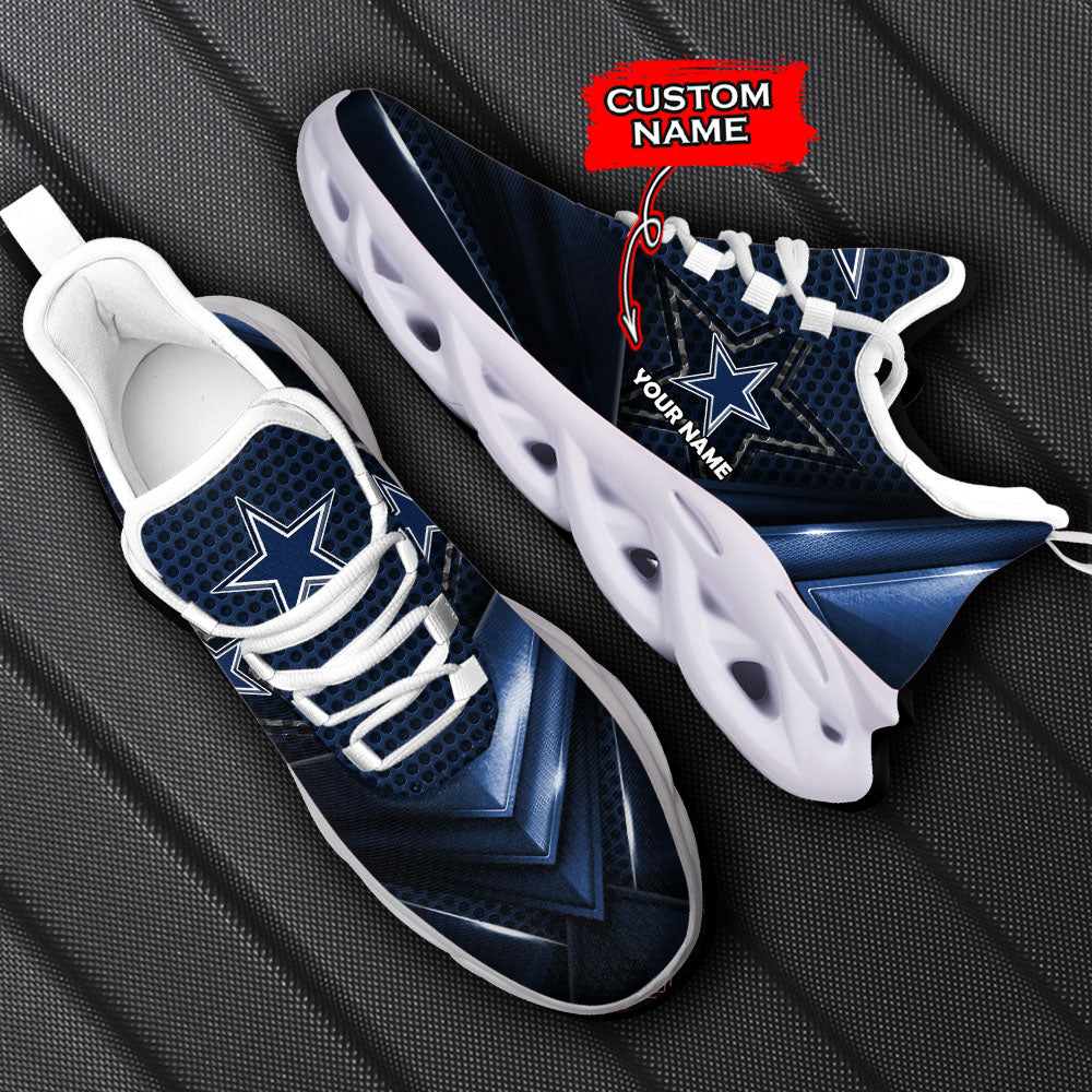 Ideafootwear Dallas Cowboys NFL Max Soul Shoes Sneakers For Men And Women