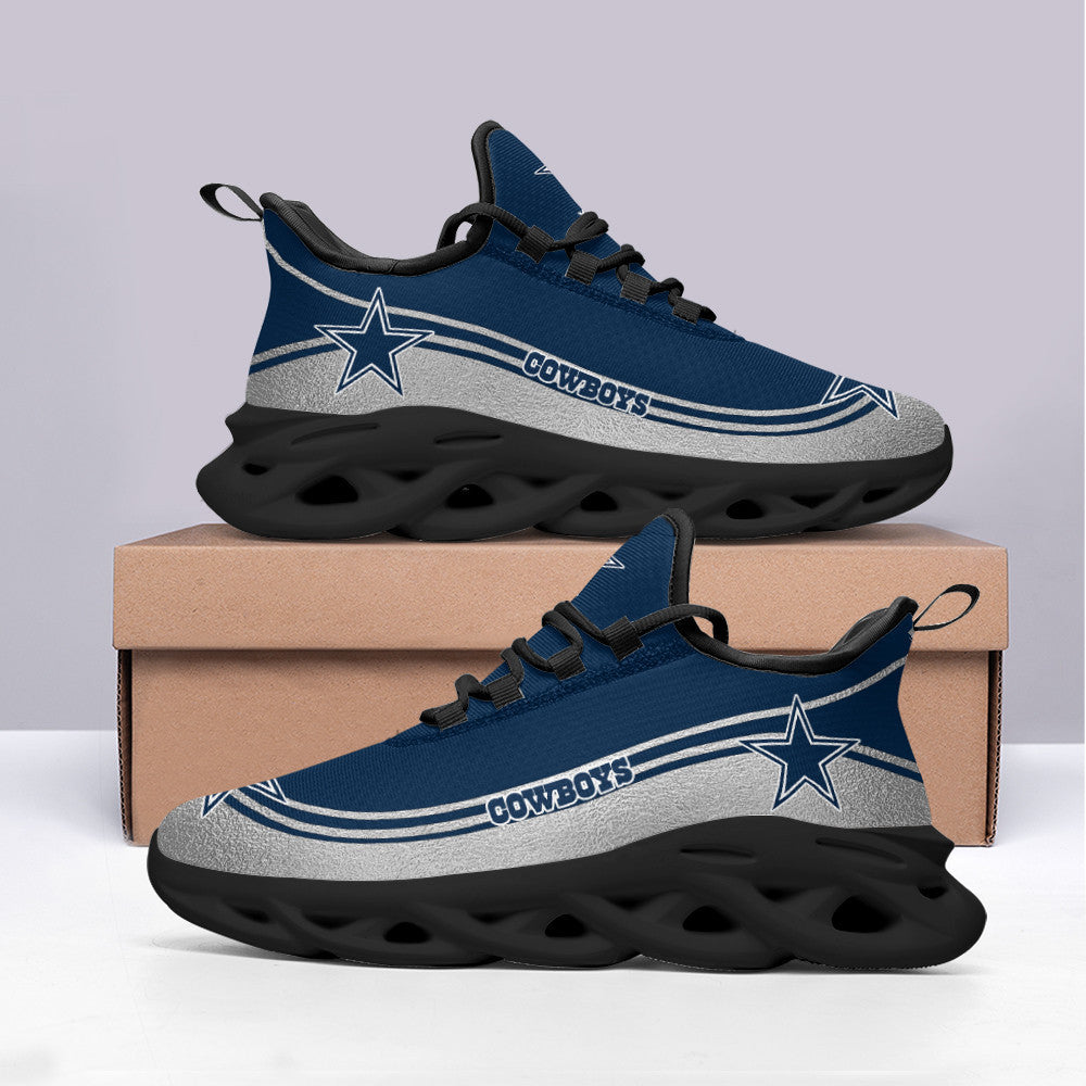 Ideafootwear Dallas Cowboys NFL Max Soul Shoes Sneakers For Men And Women