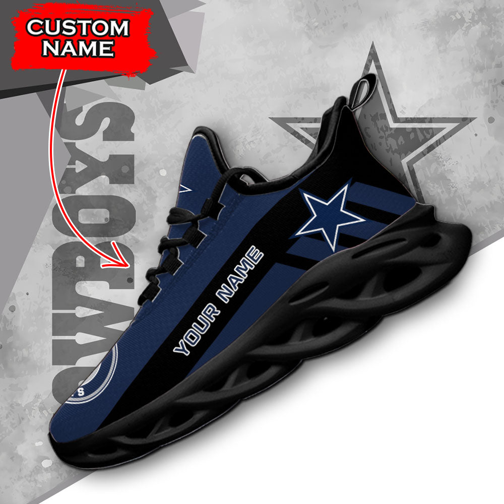 Ideafootwear Dallas Cowboys NFL Max Soul Shoes Sneakers For Men And Women