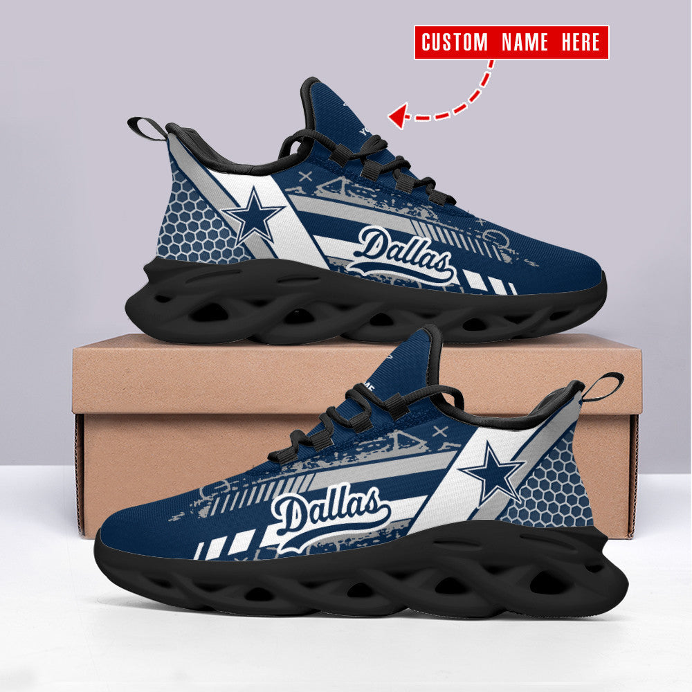 Ideafootwear Dallas Cowboys NFL Max Soul Shoes Sneakers For Men And Women