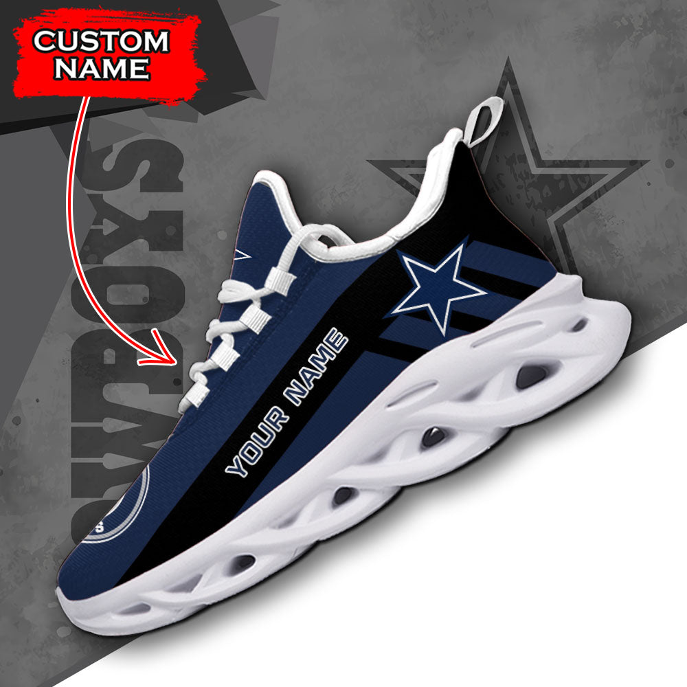 Ideafootwear Dallas Cowboys NFL Max Soul Shoes Sneakers For Men And Women