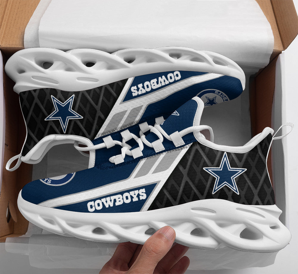Ideafootwear Dallas Cowboys NFL Max Soul Shoes Sneakers For Men And Women