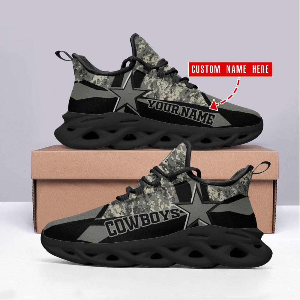 Ideafootwear Dallas Cowboys NFL Max Soul Shoes Sneakers For Men And Women