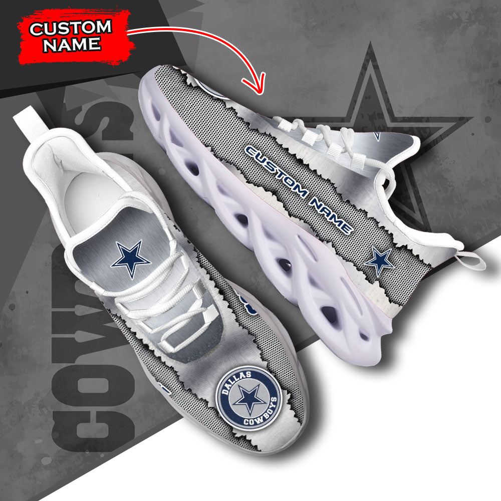 Ideafootwear Dallas Cowboys NFL Max Soul Shoes Sneakers For Men And Women