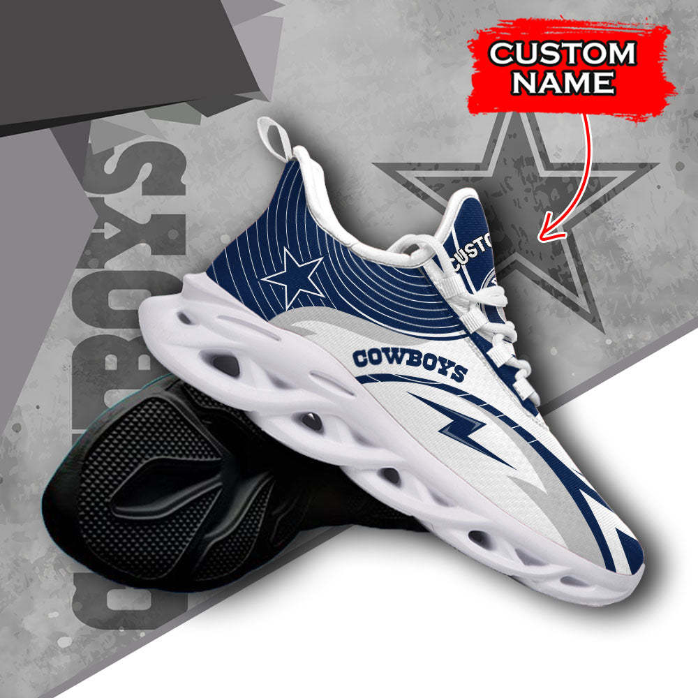 Ideafootwear Dallas Cowboys NFL Max Soul Shoes Sneakers For Men And Women
