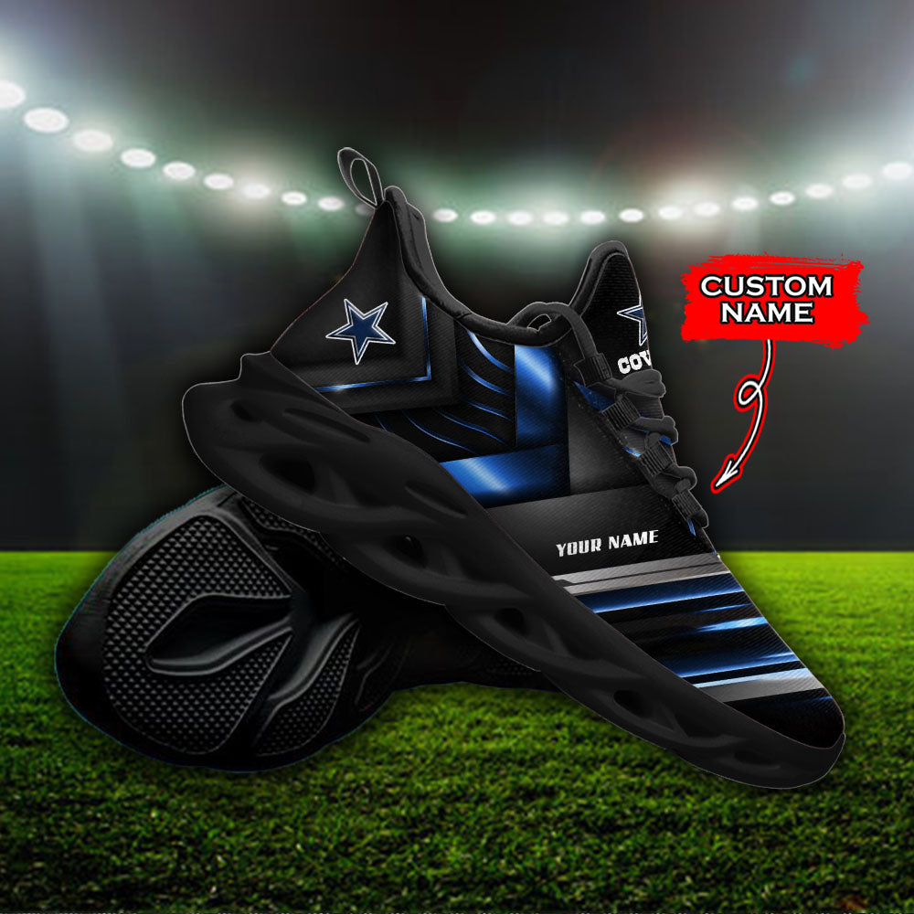 Ideafootwear Dallas Cowboys NFL Max Soul Shoes Sneakers For Men And Women