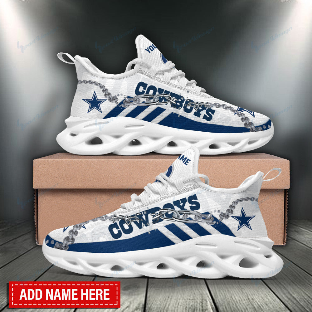 Ideafootwear Dallas Cowboys NFL Max Soul Shoes Sneakers For Men And Women