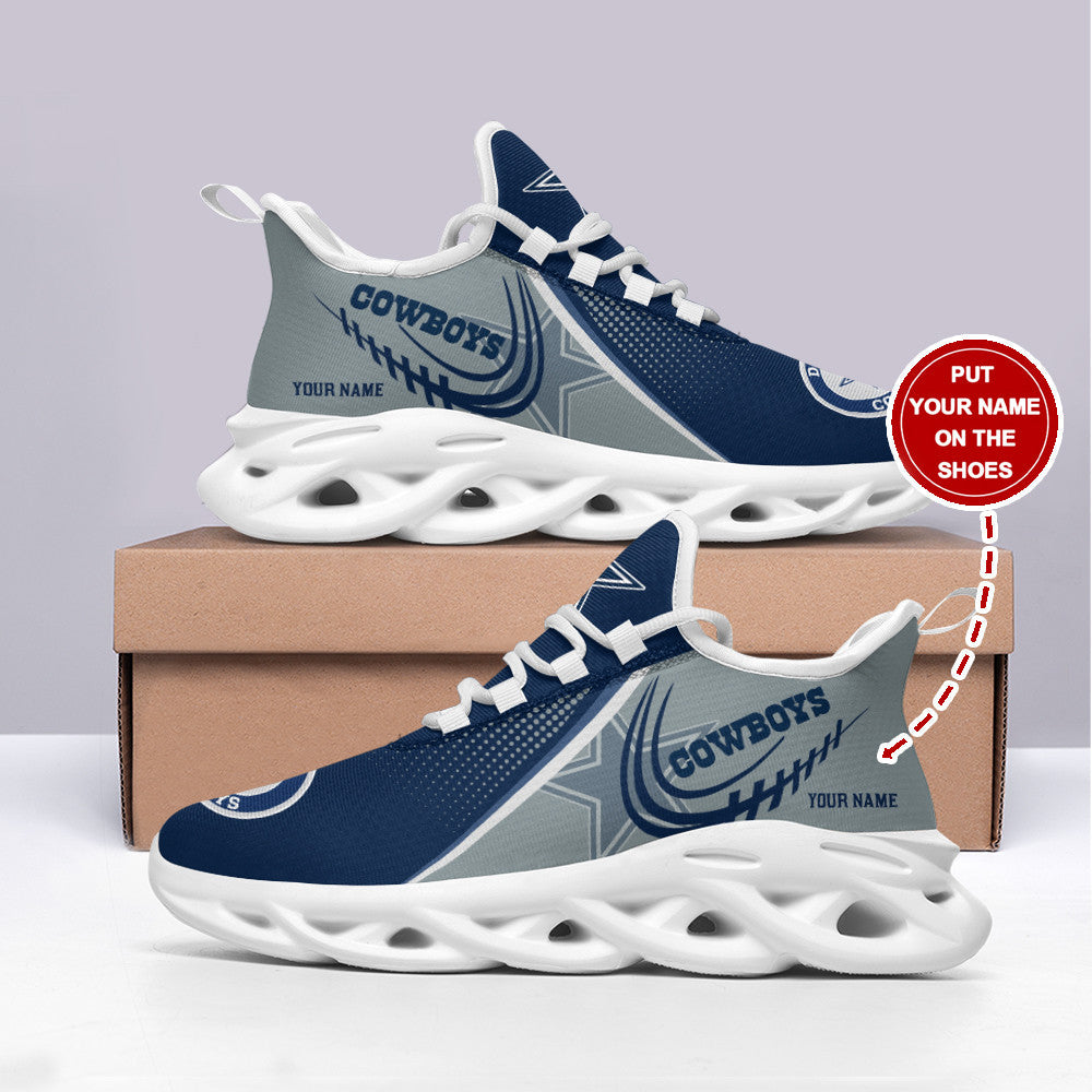 Ideafootwear Dallas Cowboys NFL Max Soul Shoes Sneakers For Men And Women