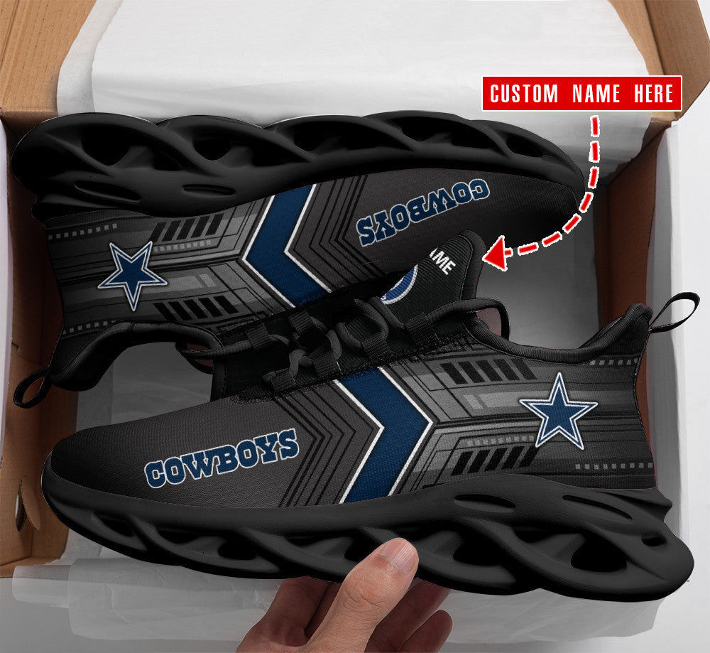 Ideafootwear Dallas Cowboys NFL Max Soul Shoes Sneakers For Men And Women