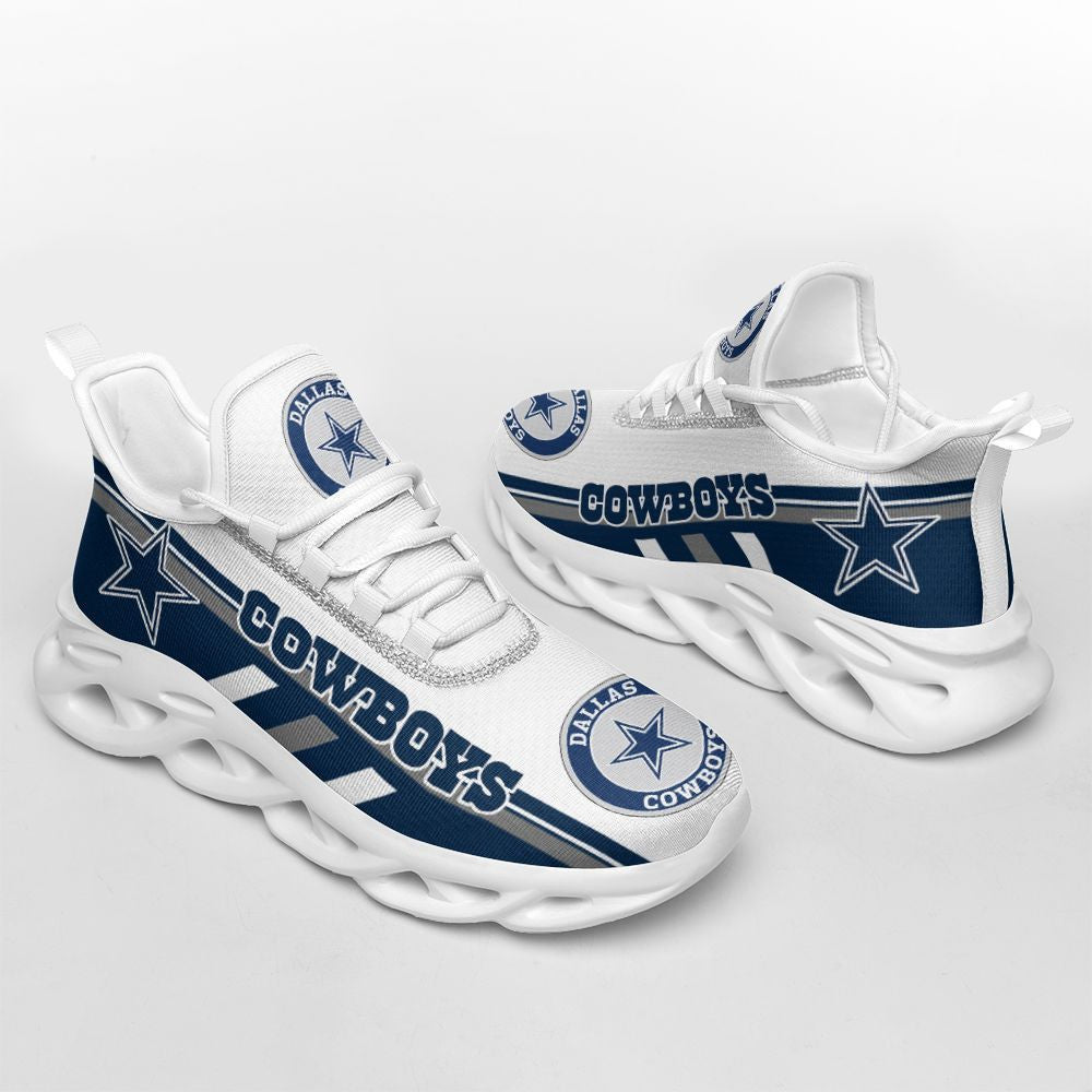 Ideafootwear Dallas Cowboys NFL Max Soul Shoes Sneakers For Men And Women