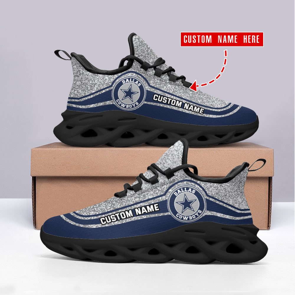 Ideafootwear Dallas Cowboys NFL Max Soul Shoes Sneakers For Men And Women