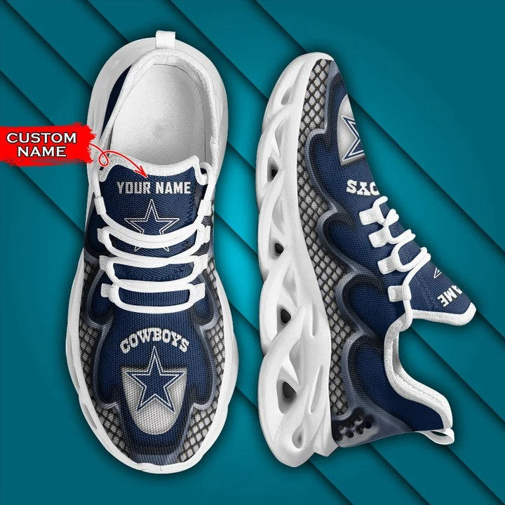 Ideafootwear Dallas Cowboys NFL Max Soul Shoes Sneakers For Men And Women