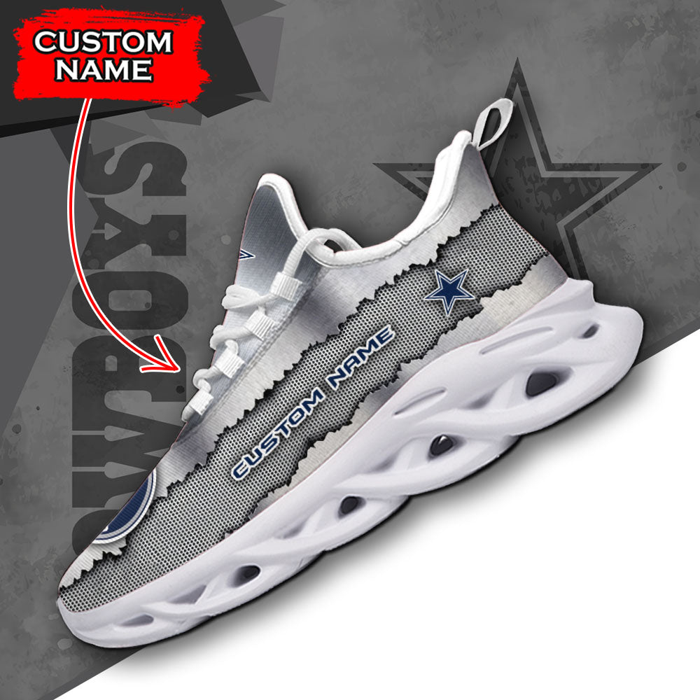 Ideafootwear Dallas Cowboys NFL Max Soul Shoes Sneakers For Men And Women