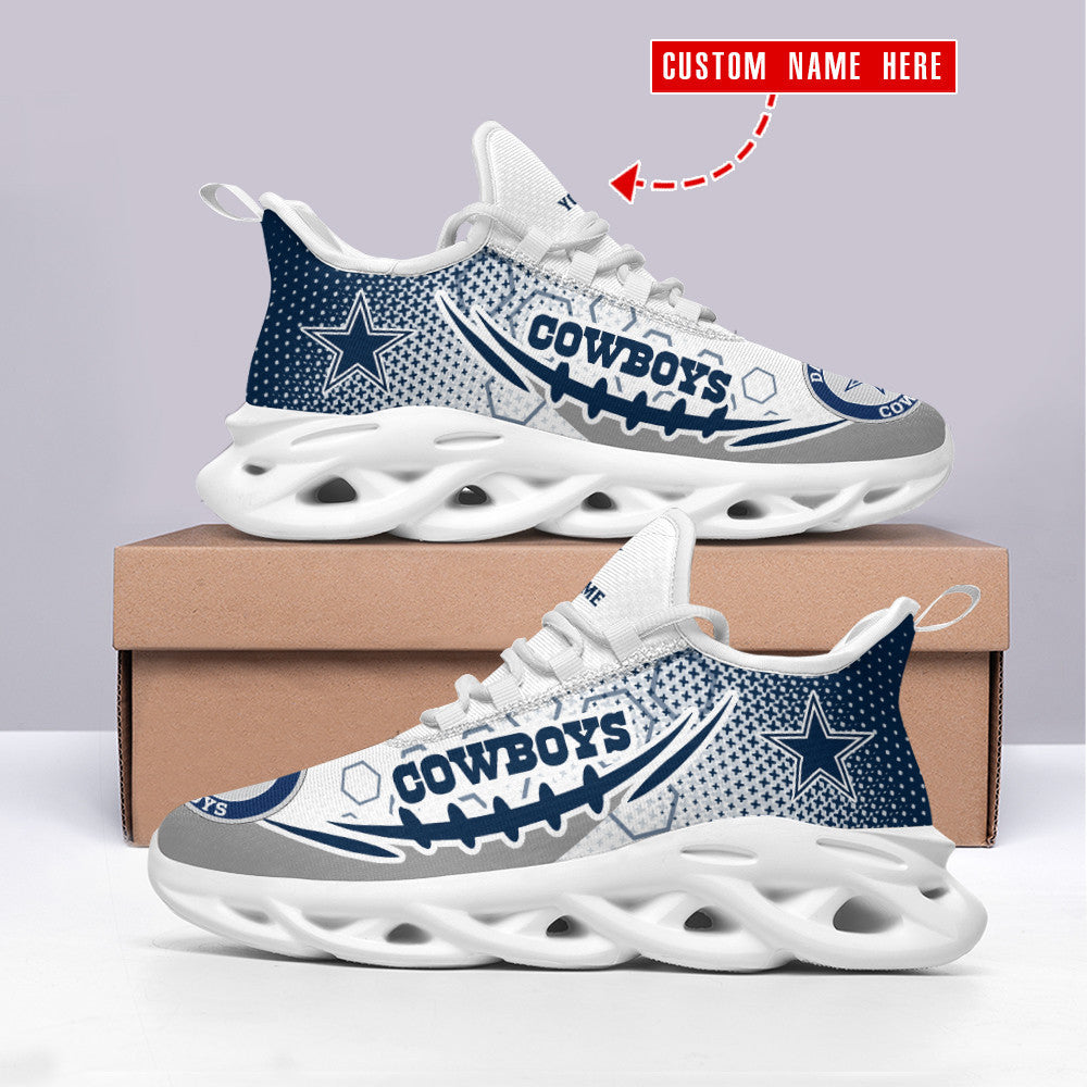 Ideafootwear Dallas Cowboys NFL Max Soul Shoes Sneakers For Men And Women