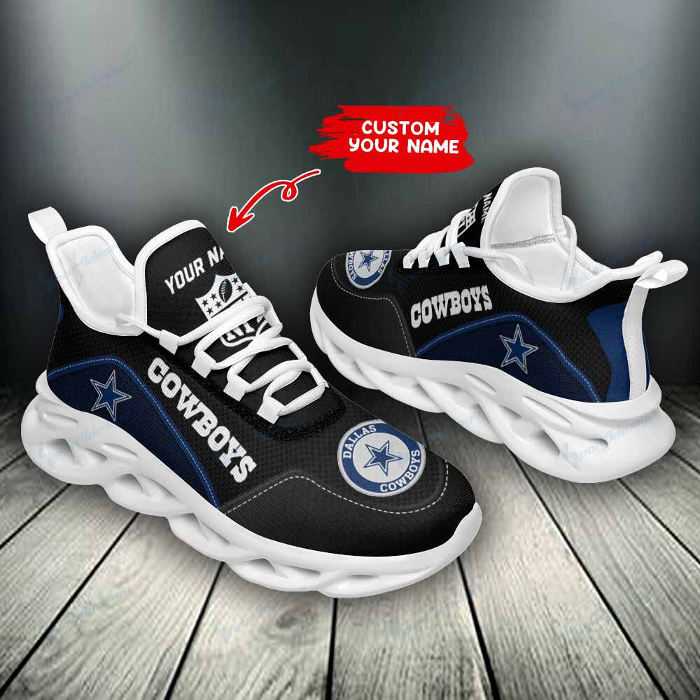 Ideafootwear Dallas Cowboys NFL Max Soul Shoes Sneakers For Men And Women