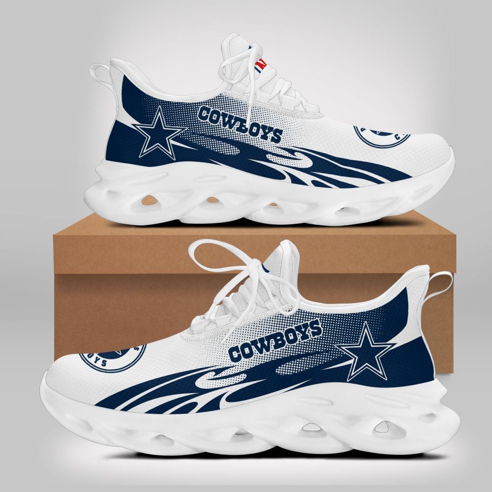 Ideafootwear Dallas Cowboys NFL Max Soul Shoes Sneakers For Men And Women