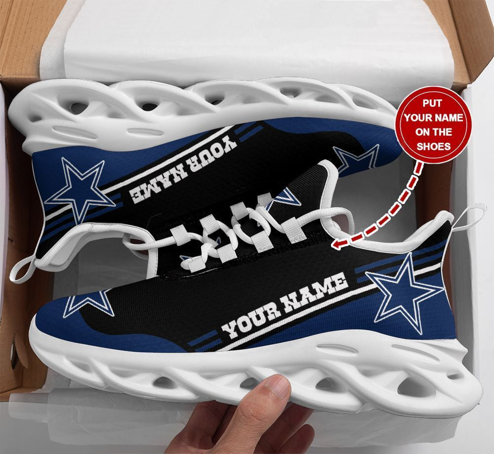 Ideafootwear Dallas Cowboys NFL Max Soul Shoes Sneakers For Men And Women