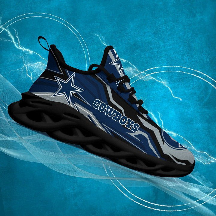 Ideafootwear Dallas Cowboys NFL Max Soul Shoes Sneakers For Men And Women