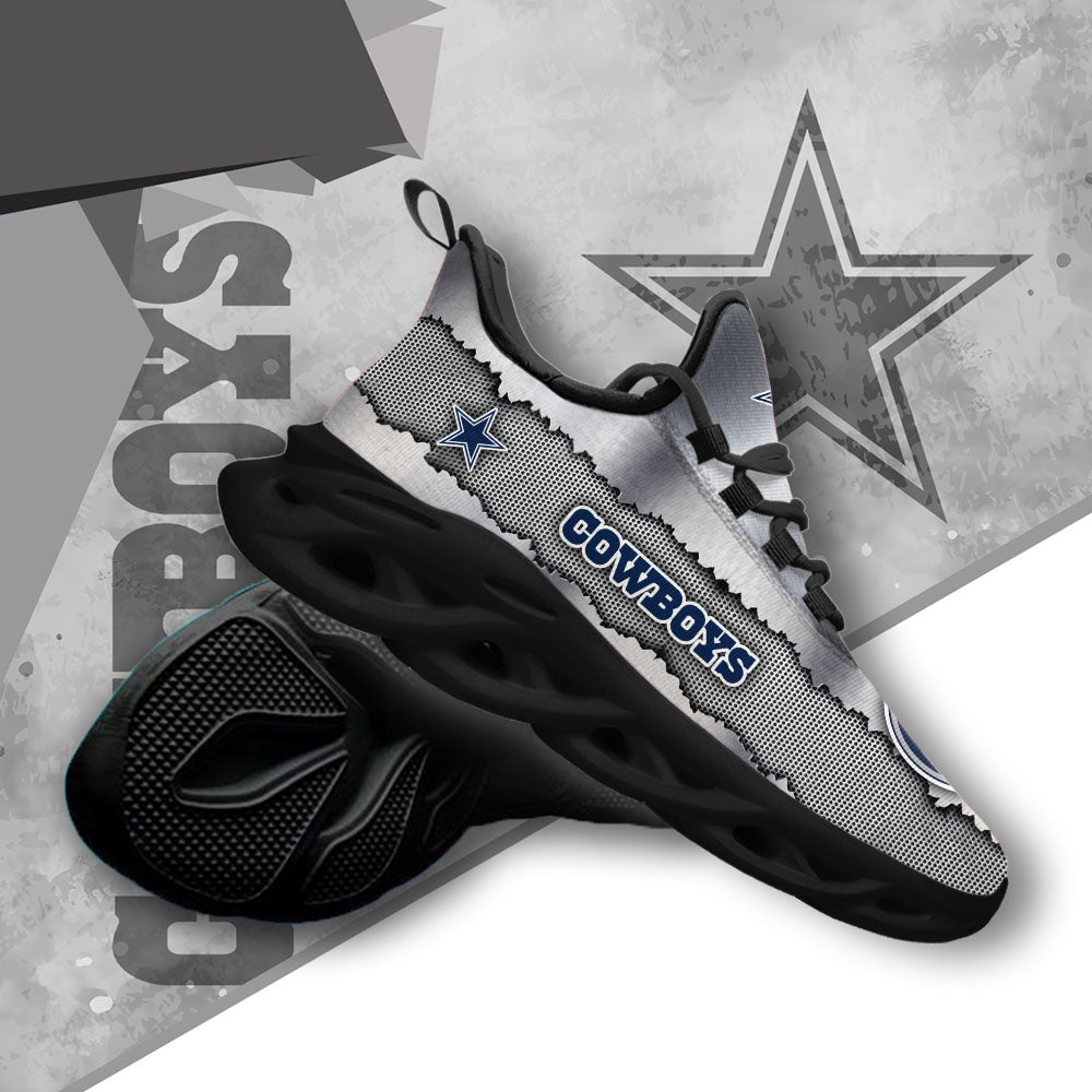 Ideafootwear Dallas Cowboys NFL Max Soul Shoes Sneakers For Men And Women