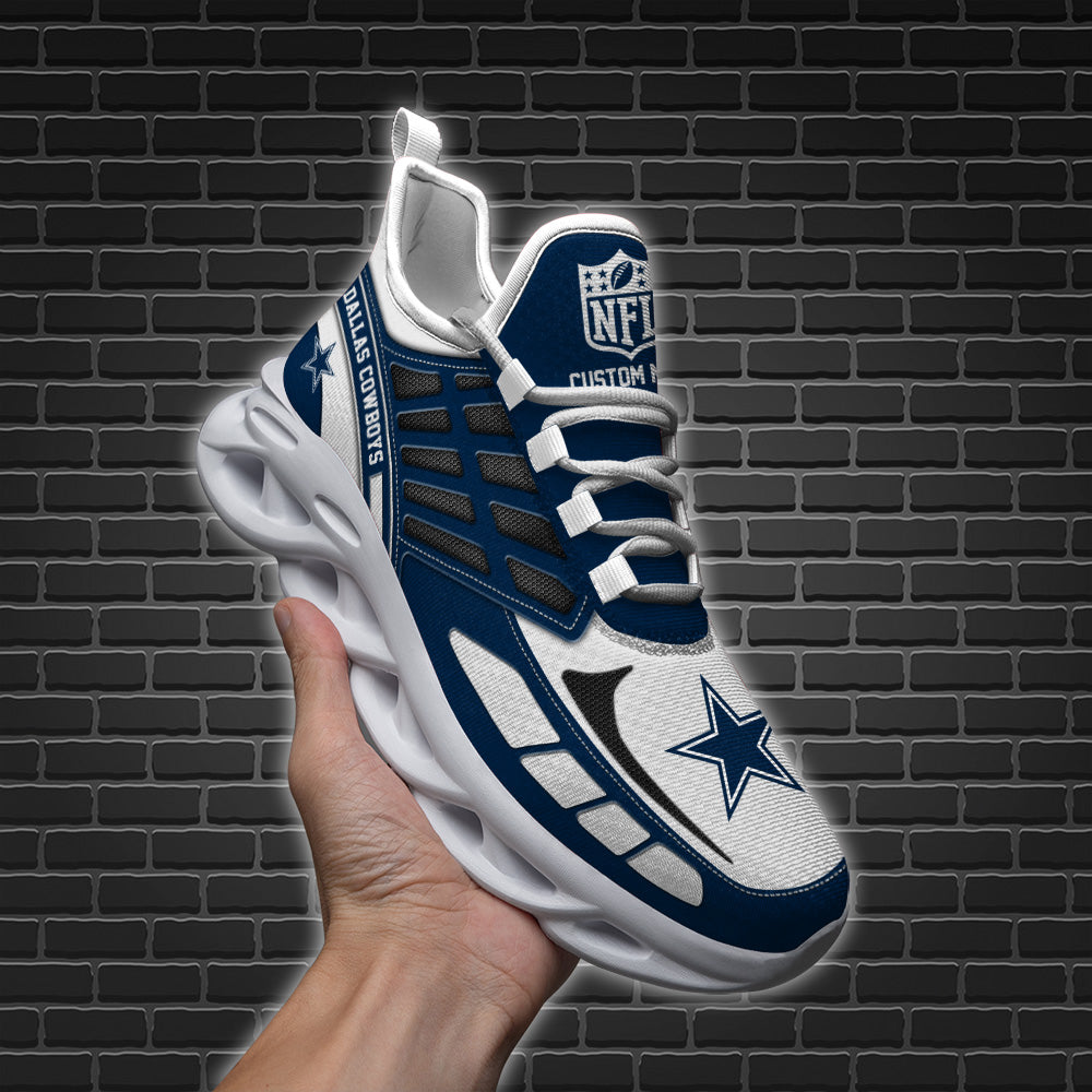 Ideafootwear Dallas Cowboys NFL Max Soul Shoes Sneakers For Men And Women