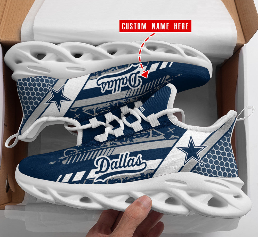 Ideafootwear Dallas Cowboys NFL Max Soul Shoes Sneakers For Men And Women