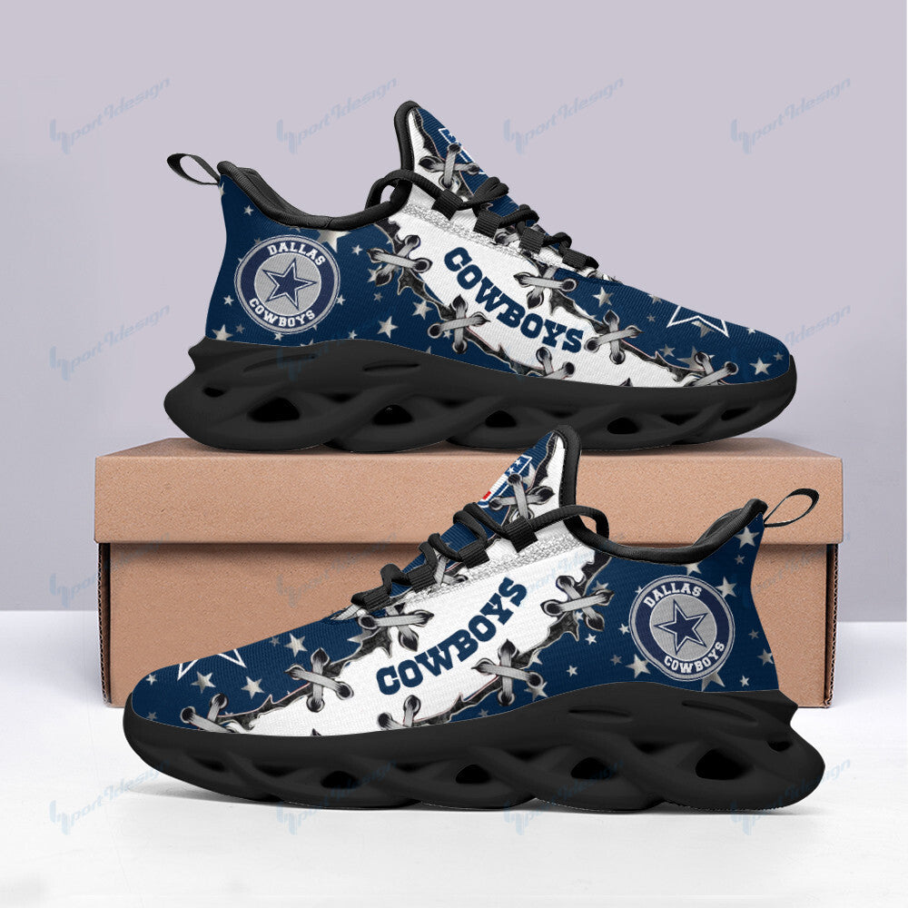 Ideafootwear Dallas Cowboys NFL Max Soul Shoes Sneakers For Men And Women