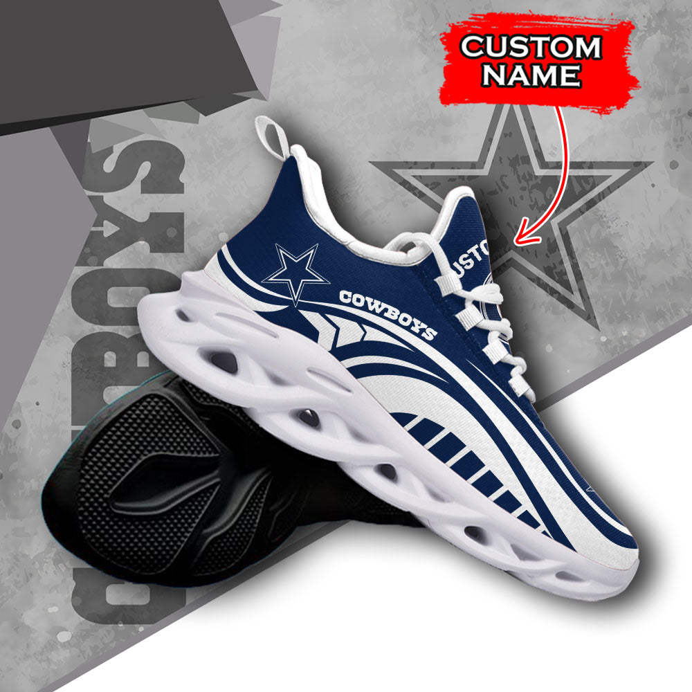 Ideafootwear Dallas Cowboys NFL Max Soul Shoes Sneakers For Men And Women