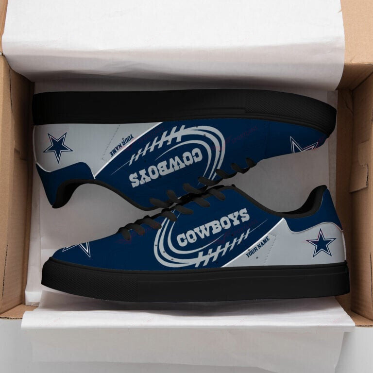 Ideafootwear Dallas Cowboys Skate Stan Shoes Sneakes For Men And Women
