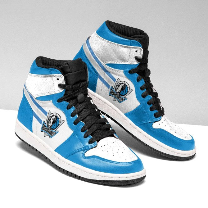 Ideafootwear Dallas Mavericks NBA AJ1 High Sneakers Shoes For Men And Women