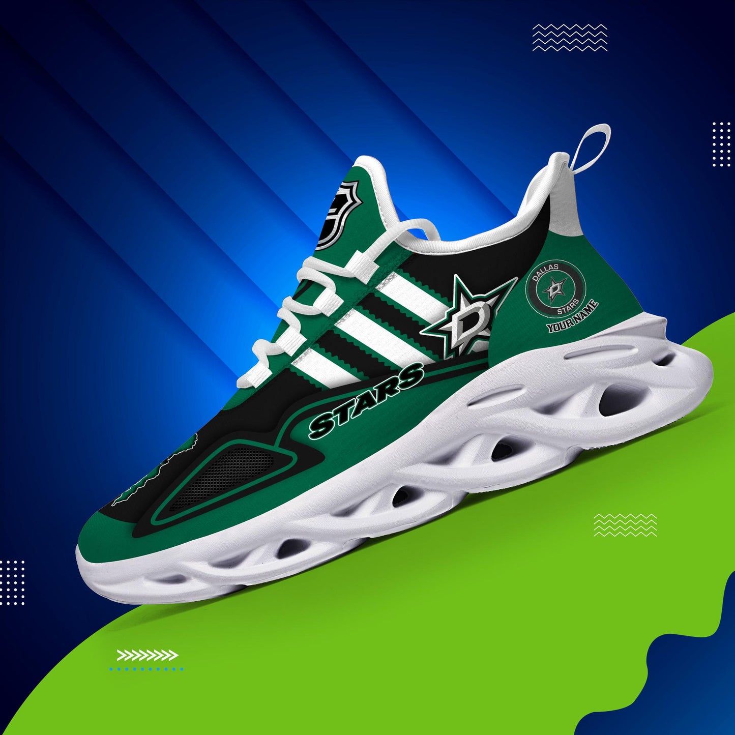 Ideafootwear Dallas Stars Max Soul Shoes Sneakers For Men And Women