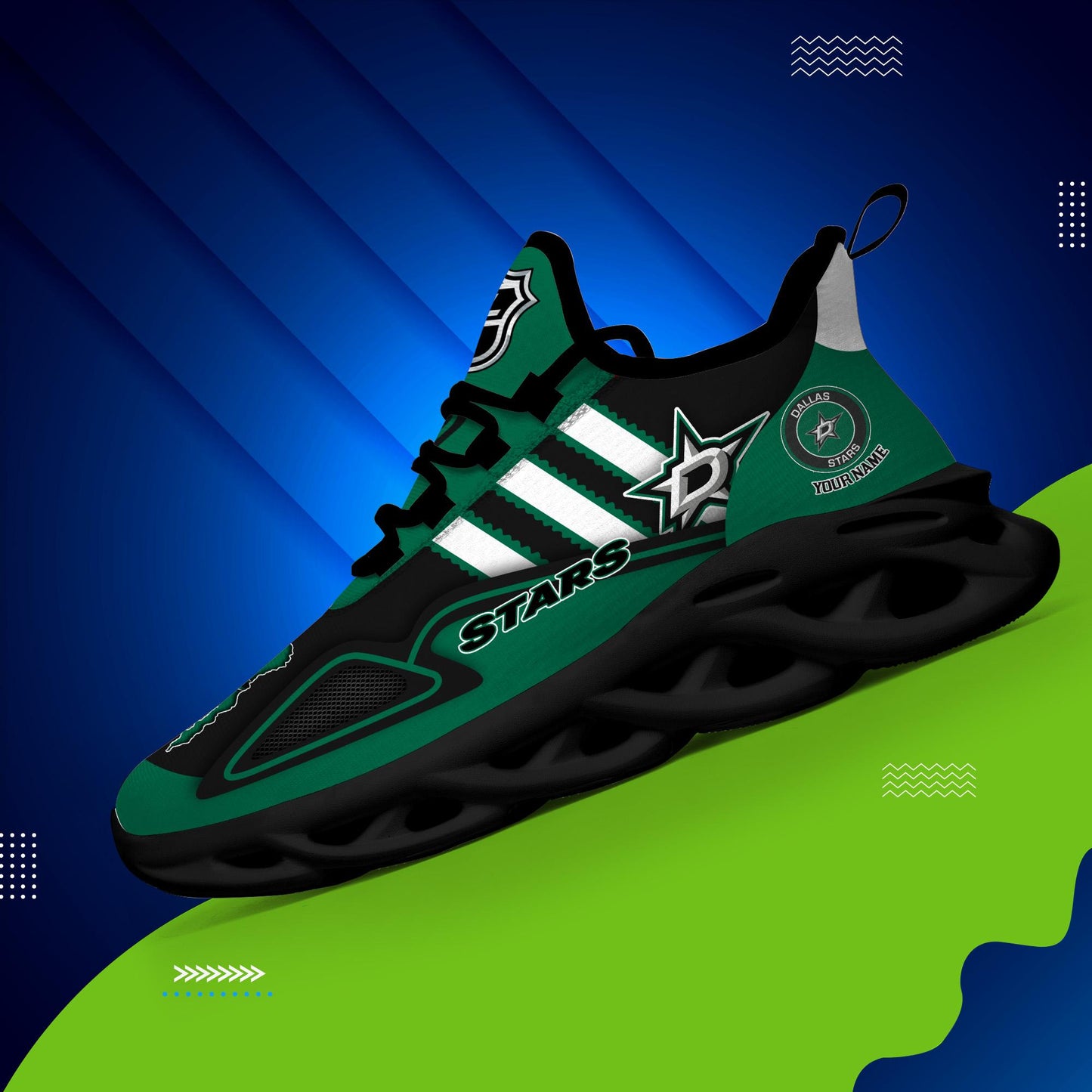 Ideafootwear Dallas Stars Max Soul Shoes Sneakers For Men And Women