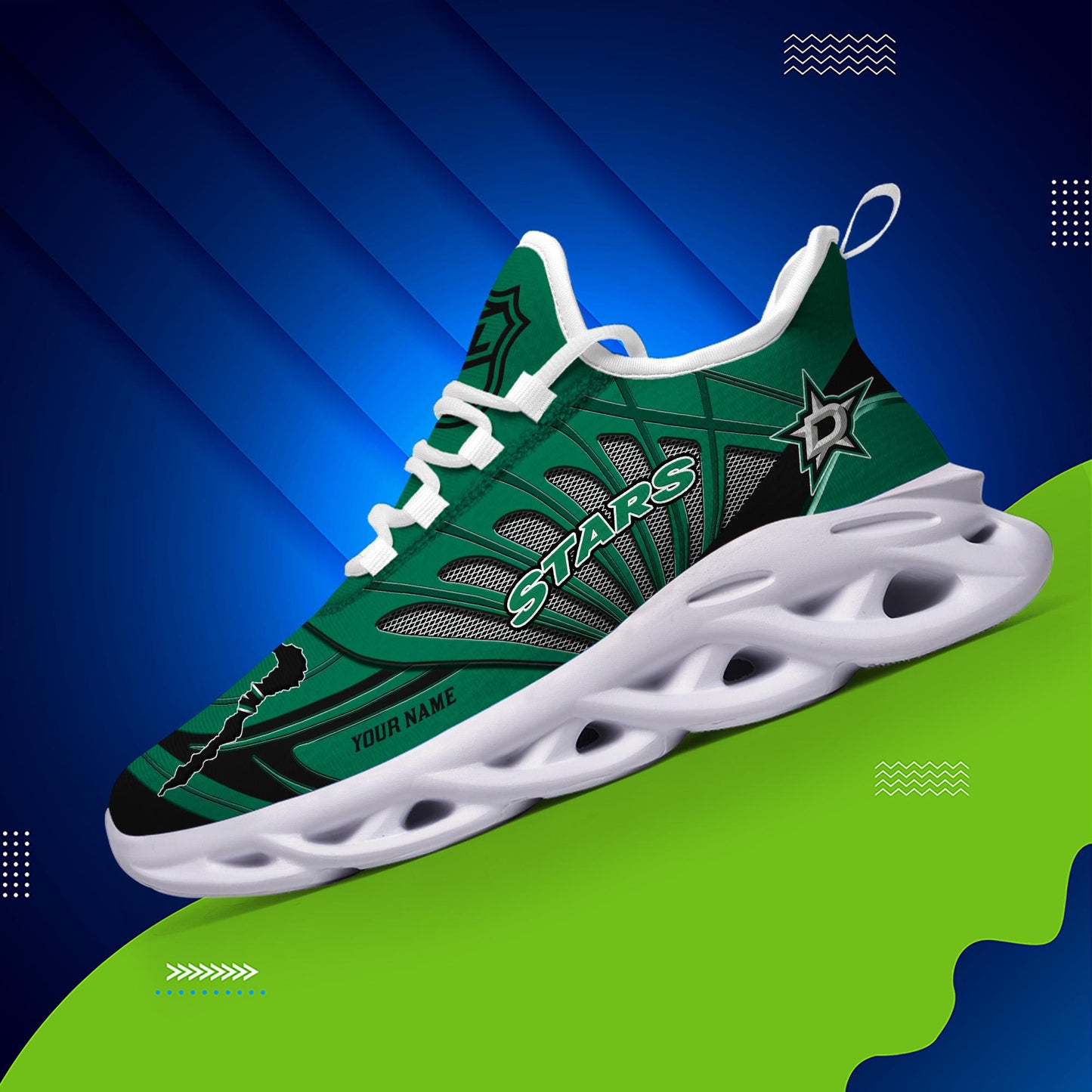 Ideafootwear Dallas Stars Max Soul Shoes Sneakers For Men And Women