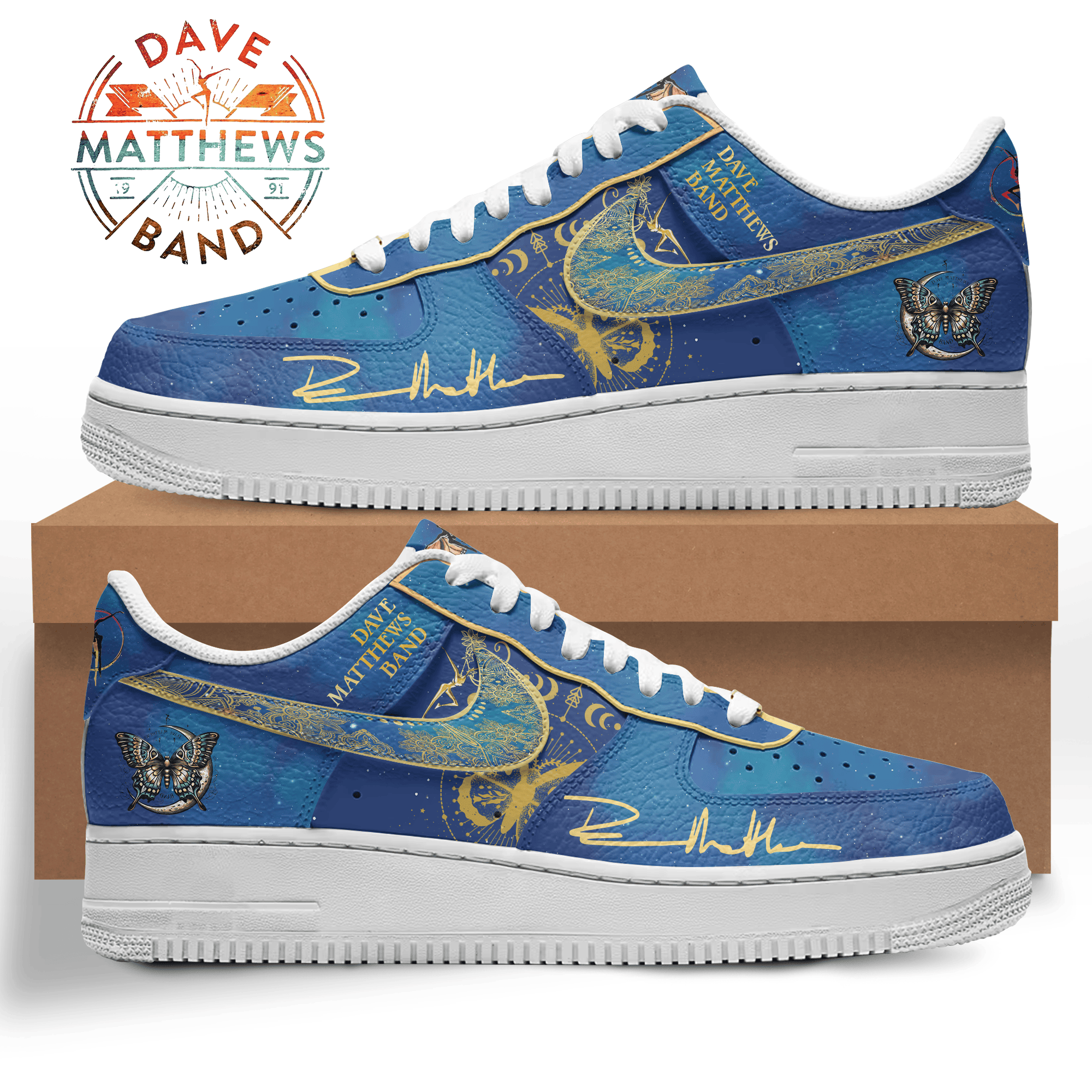 Ideafootwear Dave Matthews Band Air Low-Top Sneakers Shoes For Men And Women